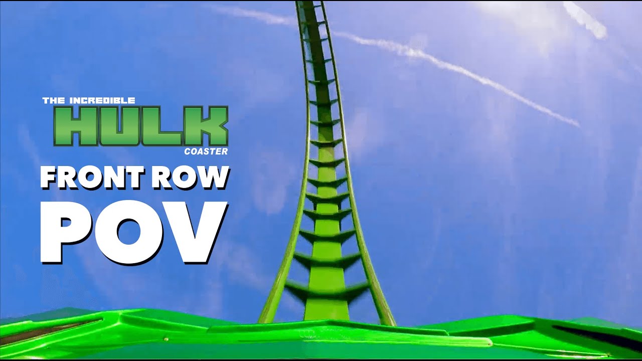 Vista previa del video POV de The Incredible Hulk Coaster