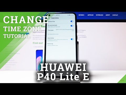 How to Set Date & Time in HUAWEI P40 Lite E – Change Current Date