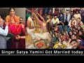 Singer Satya Yamini Wedding Photos / Satya Yamini Got Married today