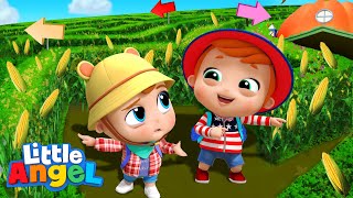 Download lagu Left or Right Maze Song Little Angel Kids Songs Nu... mp3