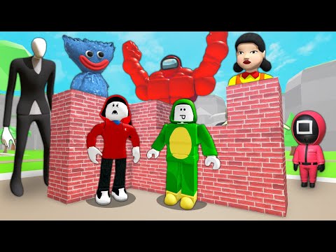 SICHERHEITSBAU GEGEN MONSTERANGRIFFE IN ROBLOX!