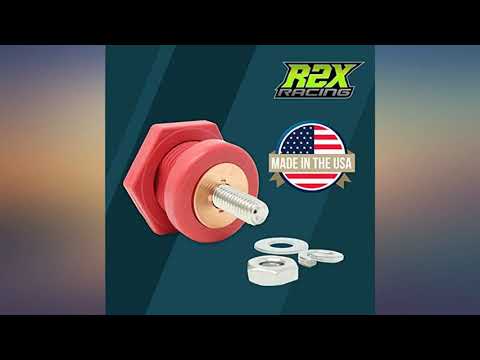 Thru Panel Battery Cable Bulkhead Connectors with Copper Core 3//8" Terminal Post, review