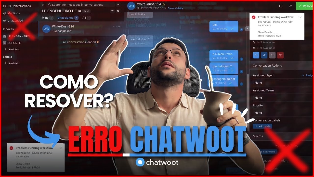 COMO INSTALAR E RESOLVER OS ERROS DO CHATWOOT | DEFINITIVO 2025