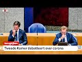 TERUGKIJKEN: Coronadebat in Tweede Kamer