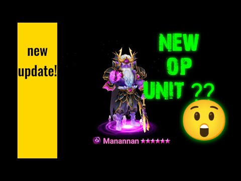summoners war: MANANNAN skill test ! / skill comparison before and after update!