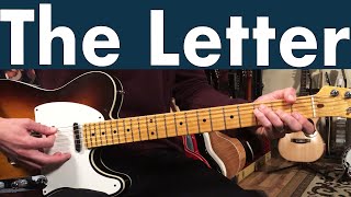 The Letter Guitar Lesson -- The Box Tops