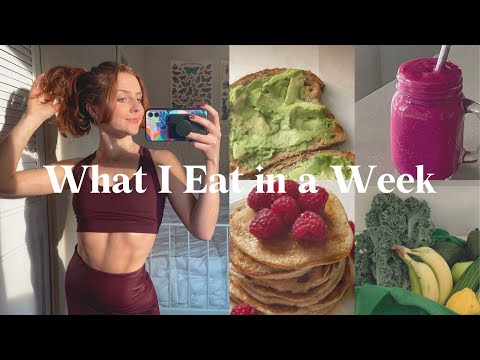 what I eat in a week as a college student | plant-based, realistic, and balanced