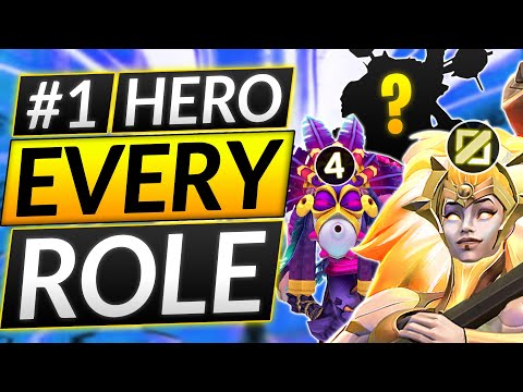 1 BEST HERO of EVERY ROLE - FREE MMR GUARANTEED - 7.31d Tier List - Dota 2 Guide
