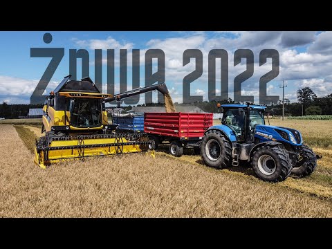 ŻNIWA 2022 ✔ JĘCZMIEŃ POD KOSE ✮ NEW HOLLAND CX5.80 ✔ F.H.U ROLMIX & GR RADZISZEWSKI ✔