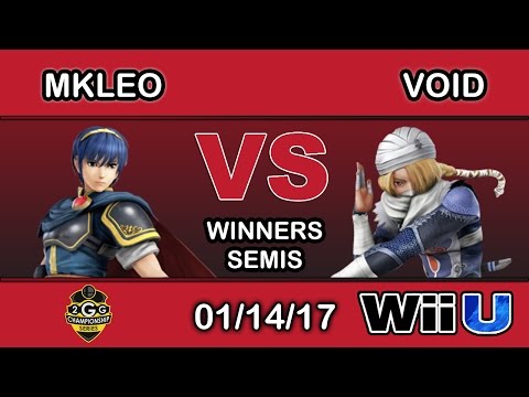 2GGC: Genesis Saga - Echo Fox | MkLeo (Marth) Vs. CLG | VoiD (Sheik) Winners Semis - Smash Wii U