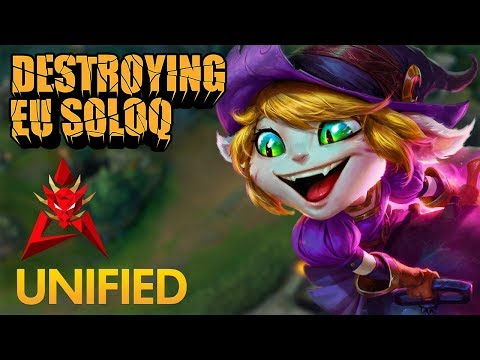Destroying EU SoloQ: Hong Kong Attitude Unified - Tristana Bot Lane - KDA 22/3/8