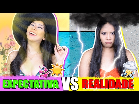 EXPECTATIVA vs REALIDADE NO VERÃO! | Blog das irmãs Video