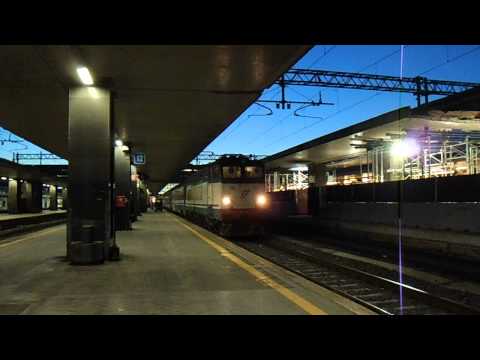 E656.515 in partenza con l' ICN 1955 Roma Termini - Siracusa/Palermo Centrale