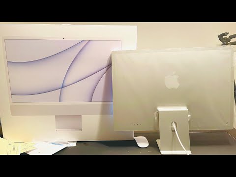 Apple New iMac 🖥  21” Silver iMac With 4.5K Retina Display | Apple M1 Chip | Unboxing And Setup | 4K