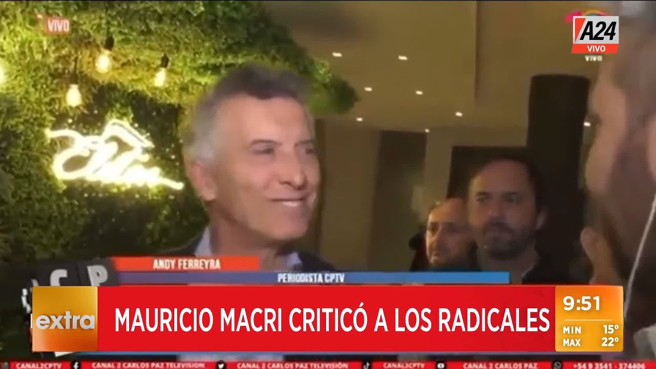 Mauricio Macri criticó a los radicales: "El populismo es muy contagioso"