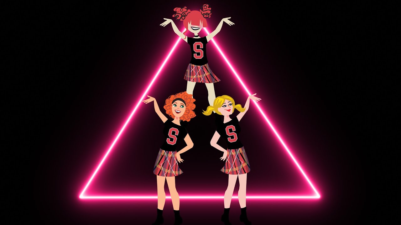 SCARLETT LEADS THE CHEER