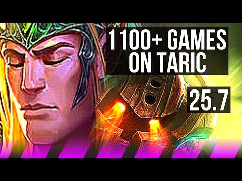 TARIC & Miss Fortune vs NAUTILUS & Caitlyn (SUP) | 0/2/19, 1100+ games | EUW Challenger | 25.7