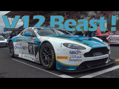 |MUST HEAR!| ONBOARD 6.0 V12 Unmuffled Aston Martin Vantage GT3 at Spa Francorchamps