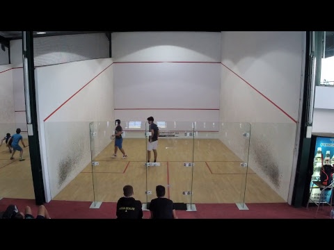 [1] Rui Soares vs. [5] Jorge Monteiro, quartos de final Campeonato Nacional Squash
