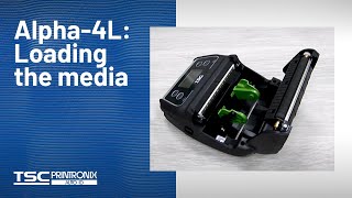 TSC Alpha-4L: Loading the media TSC Alpha-4L: Loading the media