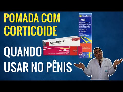 Quando se pode utilizar POMADAS COM CORTICOIDES no pênis?