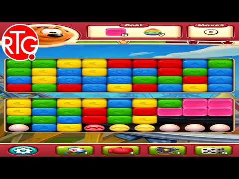 Toon Blast level 135 full screen from live stream