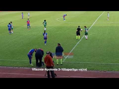 Pamje nga ndeshja, Vllaznia-Apolonia 3-1.Java e 17-të e Superligës Futboll Vajza. Stadiumi L. Boriçi