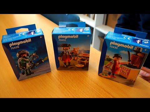 PLAYMOBIL UNBOXING | POLICE, KEBAP GRILL DÖNER & PIRATE CAPTAIN