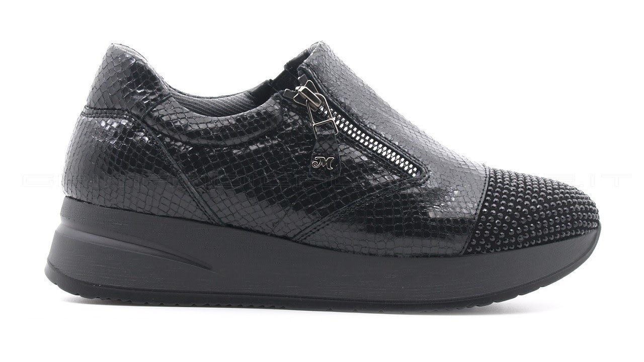 Melluso Walk scarpe comode accollate con zip SKU #R25042