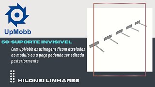 50-Suportes Invisíveis Para Prateleiras em UpMobb