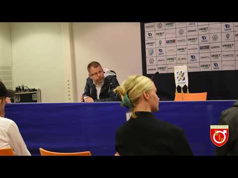 Presskonferens efter IFK Göteborg - Degerfors IF 4 juli 2022