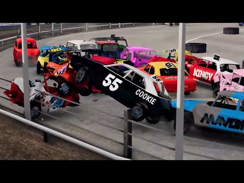 BeamNG Banger Racing Crashes 30