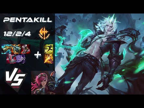 JUNGLE Viego vs Vi [PENTAKILL] - EU Grandmaster Patch 25.S2.8