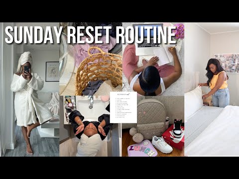 MY SUNDAY RESET ROUTINE FOR SUCCESS! CLEAN & COOK WITH ME, CLOSET DECLUTTER, BACK TO SCHOOL HAUL