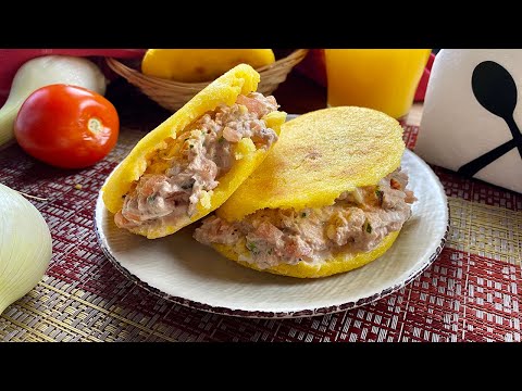 Venezuelan AREPA with Tuna Filling