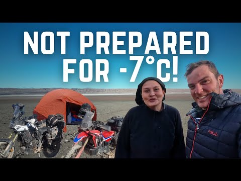 WE CAMPED AT -7°C IN THE ATACAMA DESERT! | Motorcycle Adventure | Ep. 49