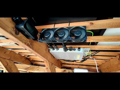 VEVOR Micro Inverter WVC-1200 with fans add-on to avoid over heating