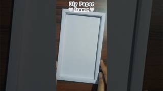 Easy paper frame from a A4 sheet #papercraft #diy
