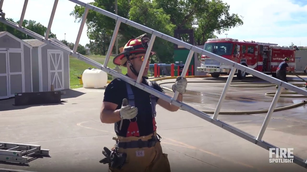 Throwing Ladders | Structure Fire Firefighter Training