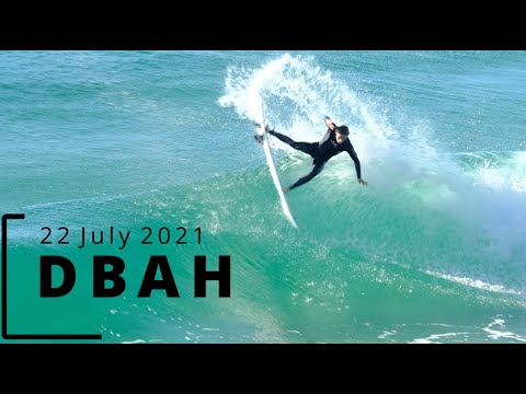 Fun Waves and Awkward Falls at Dbah - Thursday 22 July 2021