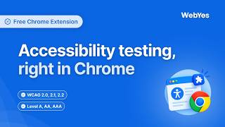 WebYes Accessibility Chrome Extension