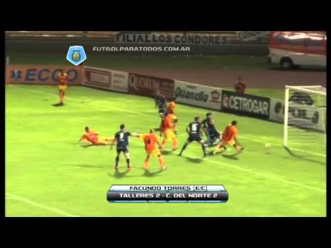 Los goles de Talleres 2 . Crucero del Norte 2. Fecha 26, Torneo Primera B Nacional.