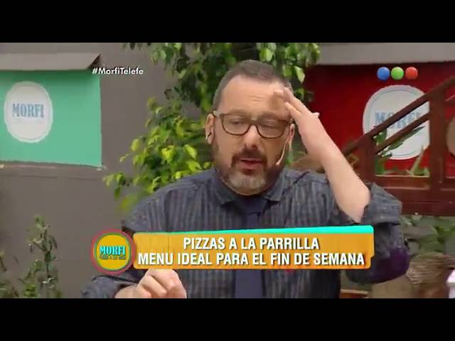 Morfi todos a la mesa, pizzas a la piedra en 1 minuto
