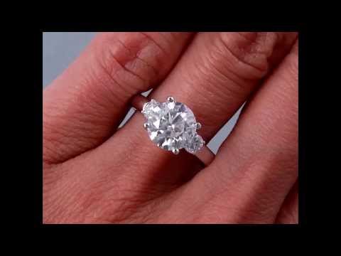 2.38 ctw Round Cut Diamond Engagement Ring G/SI2 - BigDiamondsUSA