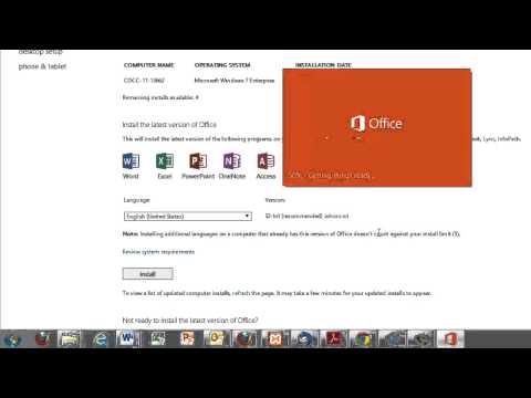 comment installer office 365