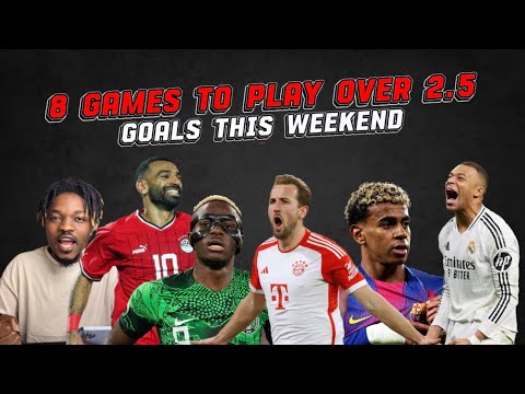 An diesem Wochenende werden in 8 Spielen mehr als 2,5 Tore fallen.