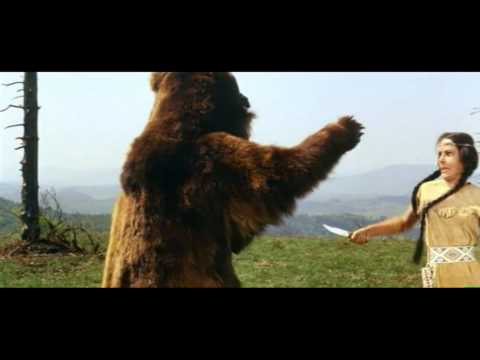 Winnetou fights a bear (Winnetou Bärenkampf)