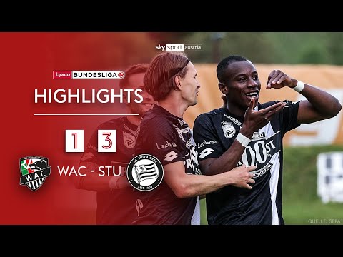 Tipico Bundesliga, 32. Runde: Wolfsberger AC - SK Sturm Graz 1:3