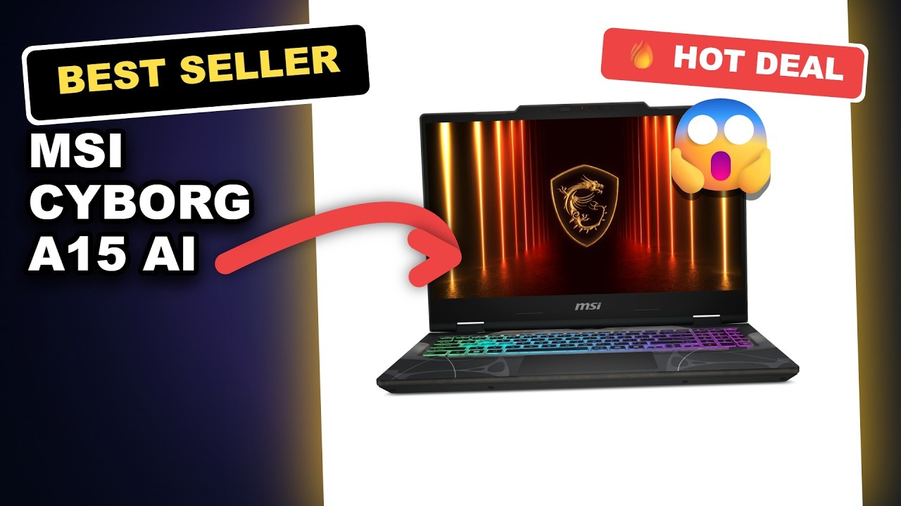 MSI Cyborg A15 AI Review: The Best Thin & Light Gaming Laptop Right Now? review video