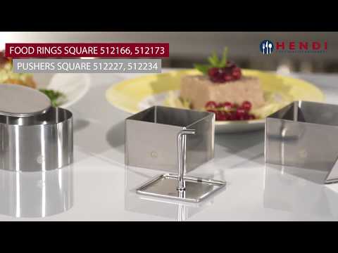 HENDI food ring with pushers 512166 512173 512142 512159